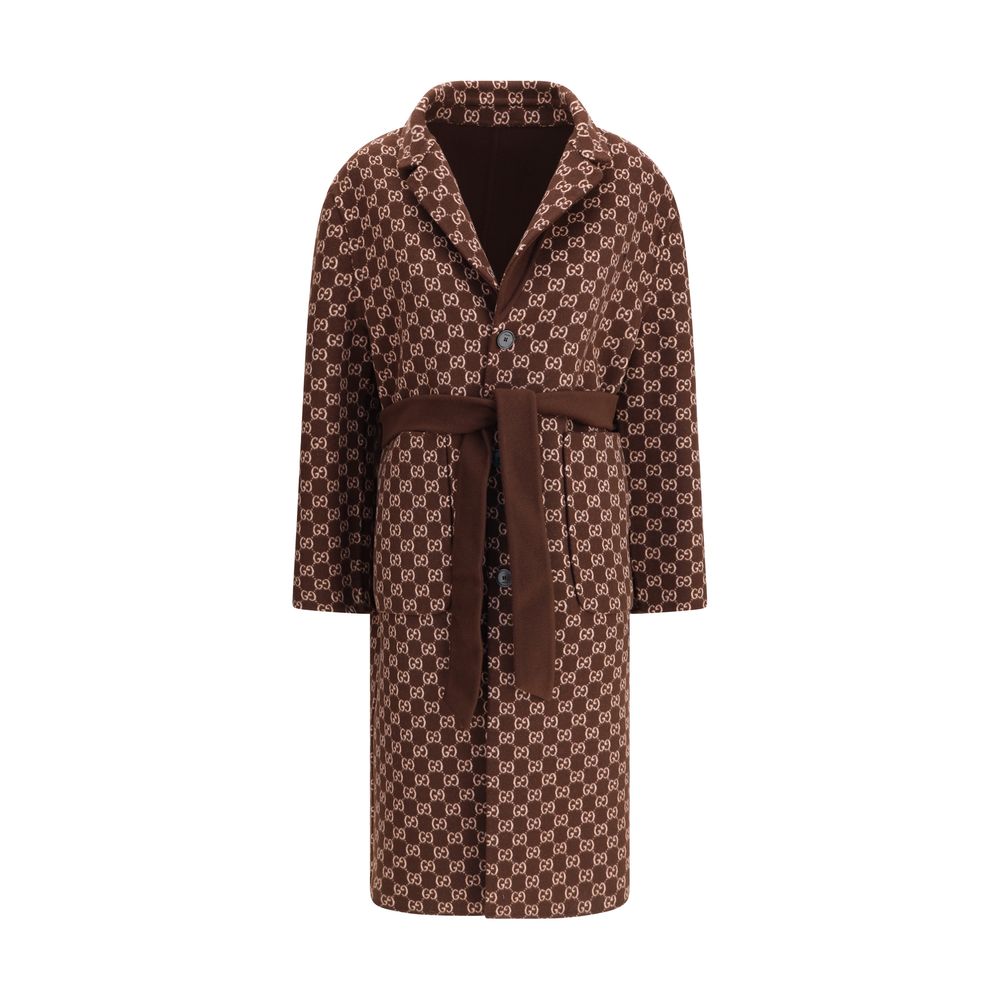 Gucci Brown Wool Coat