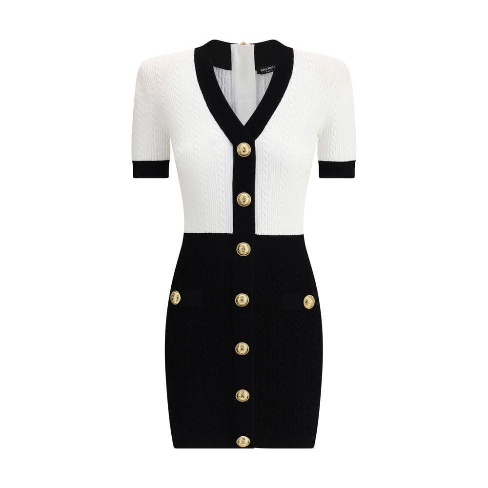 Balmain Multicolor Viscose Casual Dress