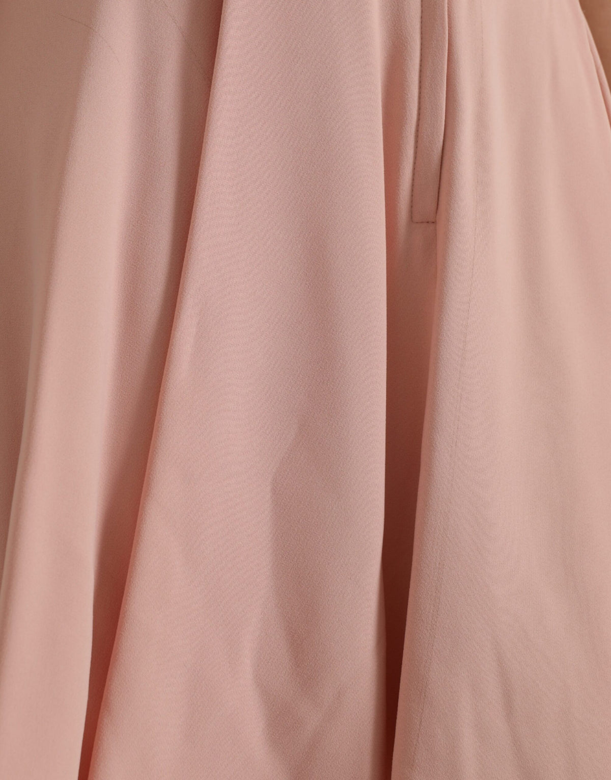 Dolce & Gabbana Light Powder Rose Viscose Pleated Skirt