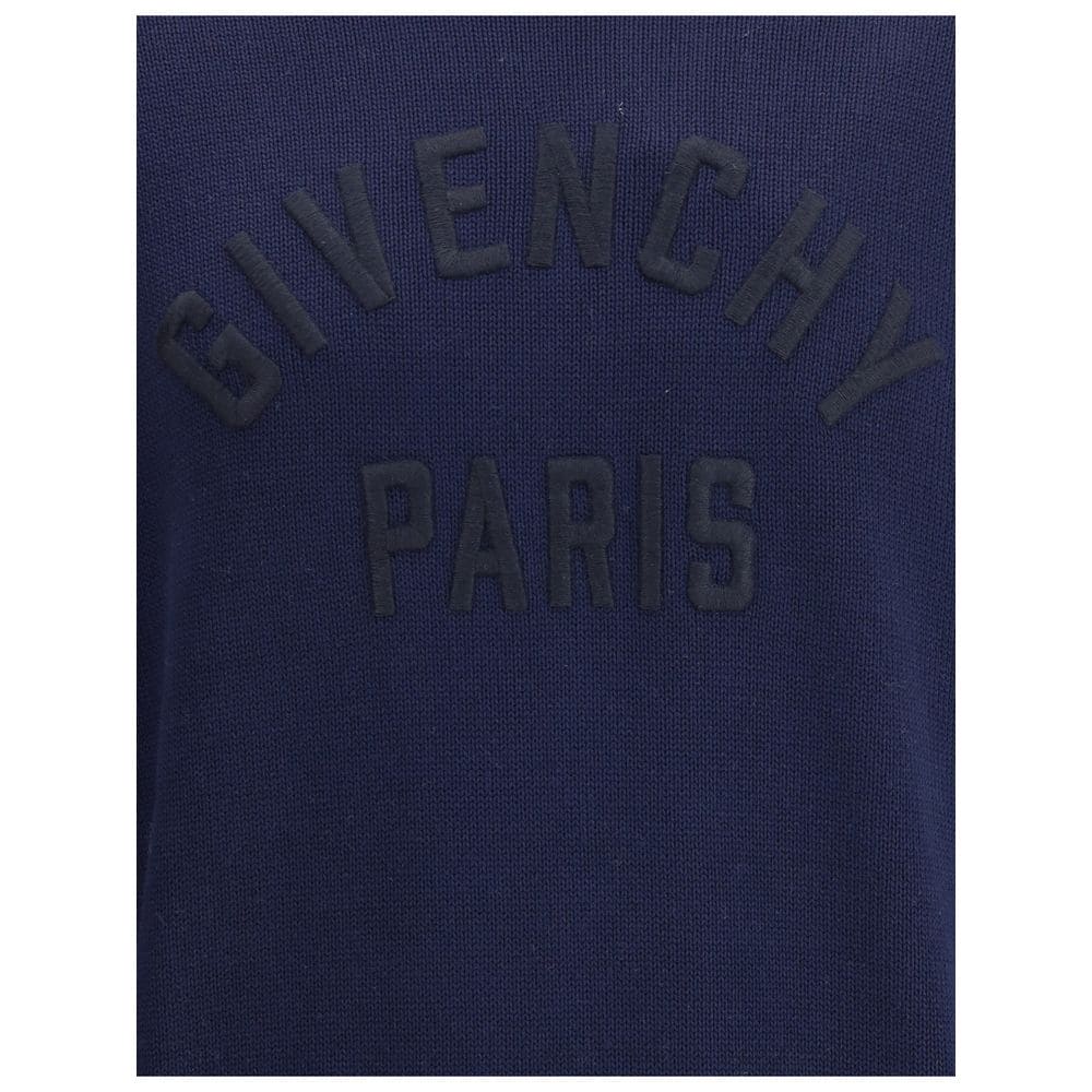 Givenchy Blue Cotton Sweatshirt