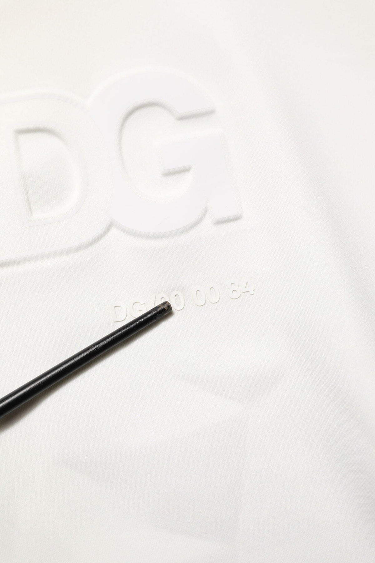 Dolce & Gabbana White Logo Hooded Men Sweatshirt  Sweater