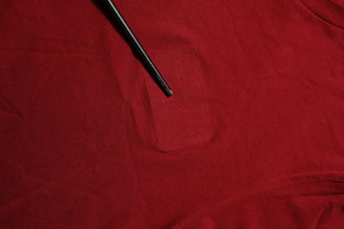 Dolce & Gabbana Maroon Logo Crew Neck Short Sleeve T-shirt