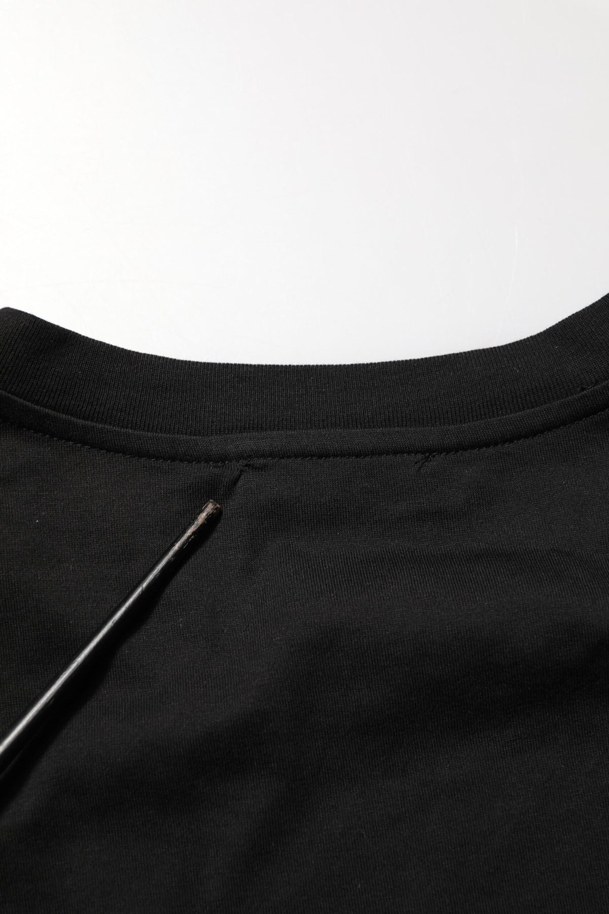 Dolce & Gabbana Black Logo Plaque Cotton Crew Neck T-shirt