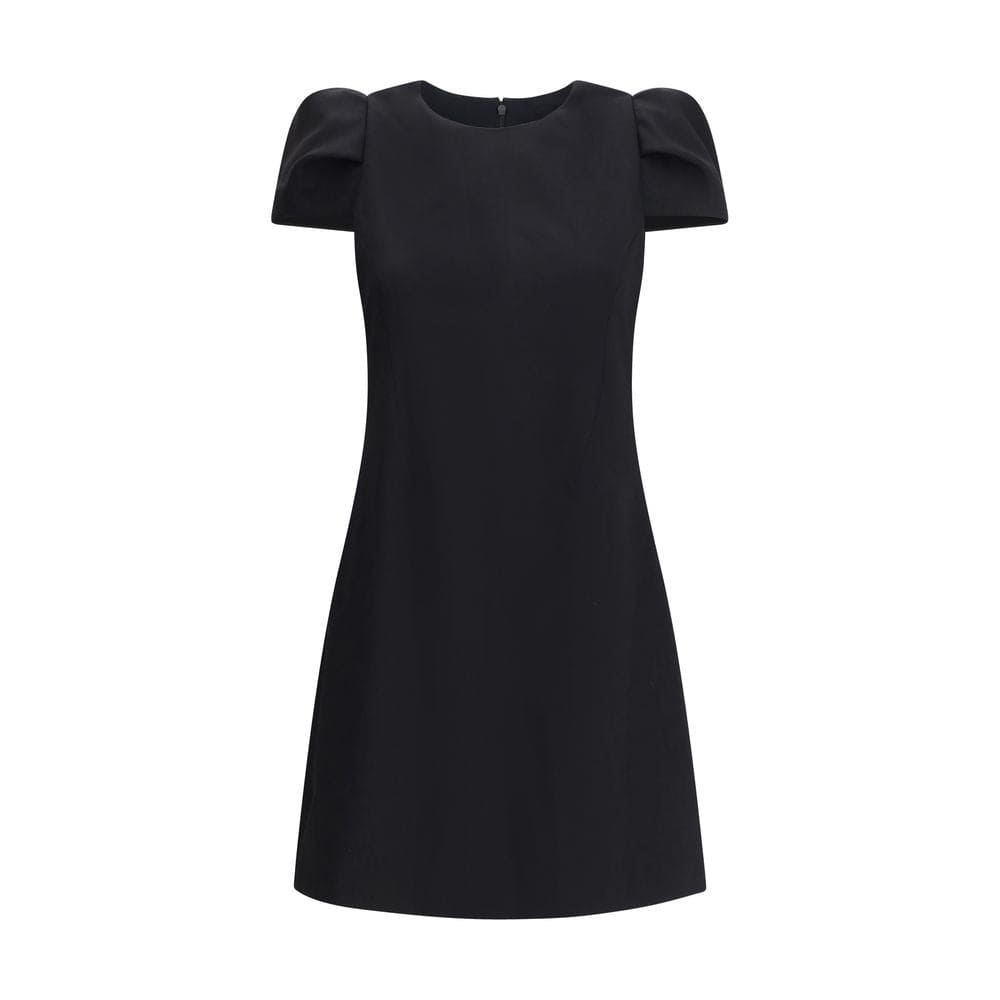 Alexander McQueen Black Wool Casual Dress