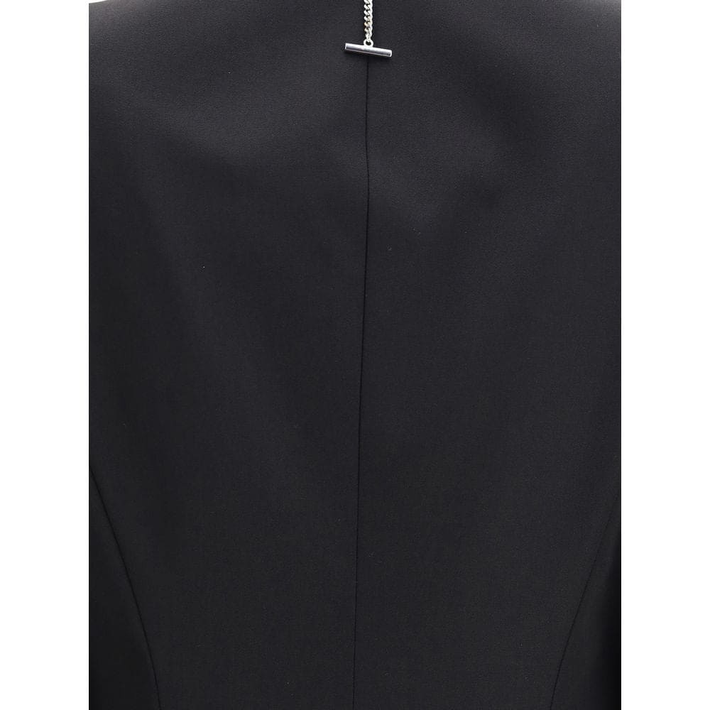 Alexander McQueen Black Wool Coat