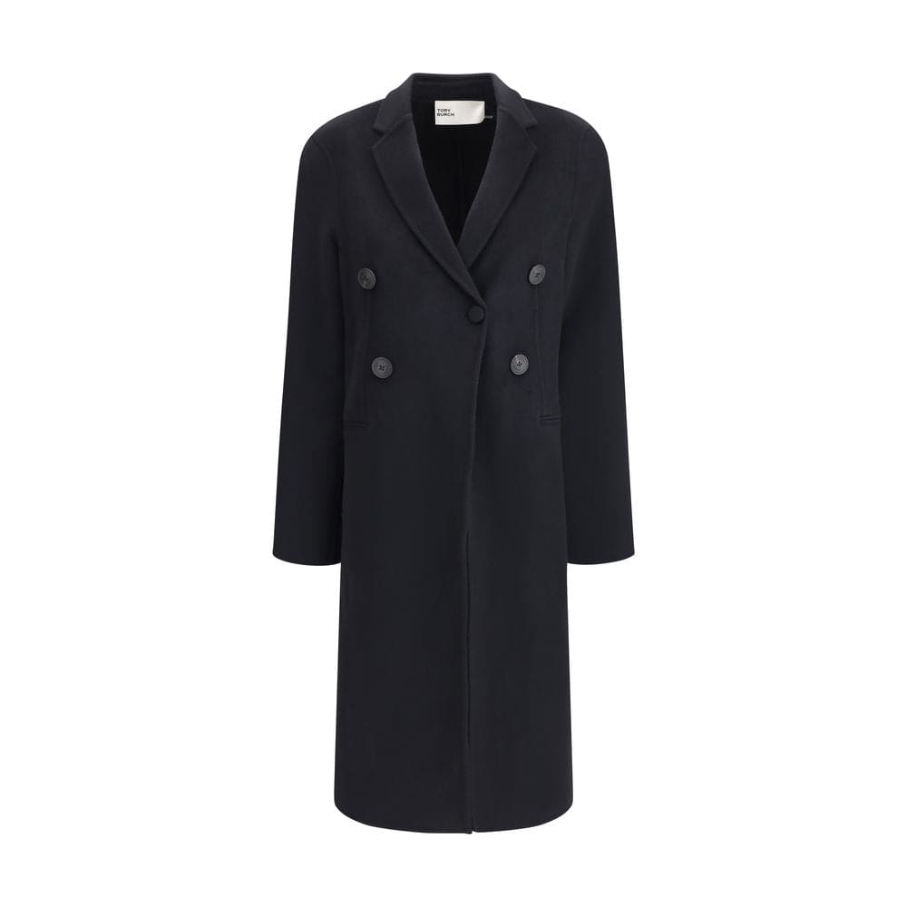 Tory Burch Black Wool Coat