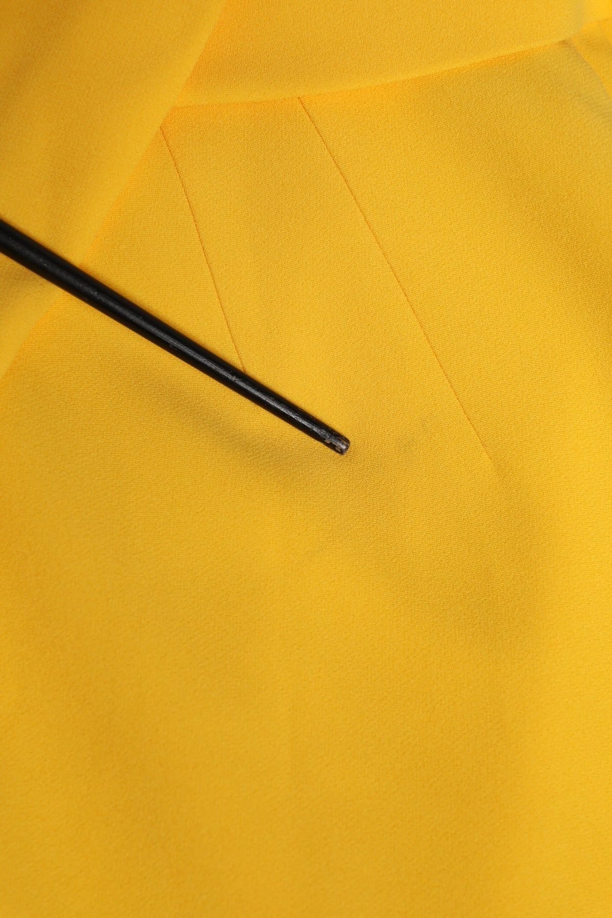 Dolce & Gabbana Yellow One Shoulder Side Slit Sheath Dress