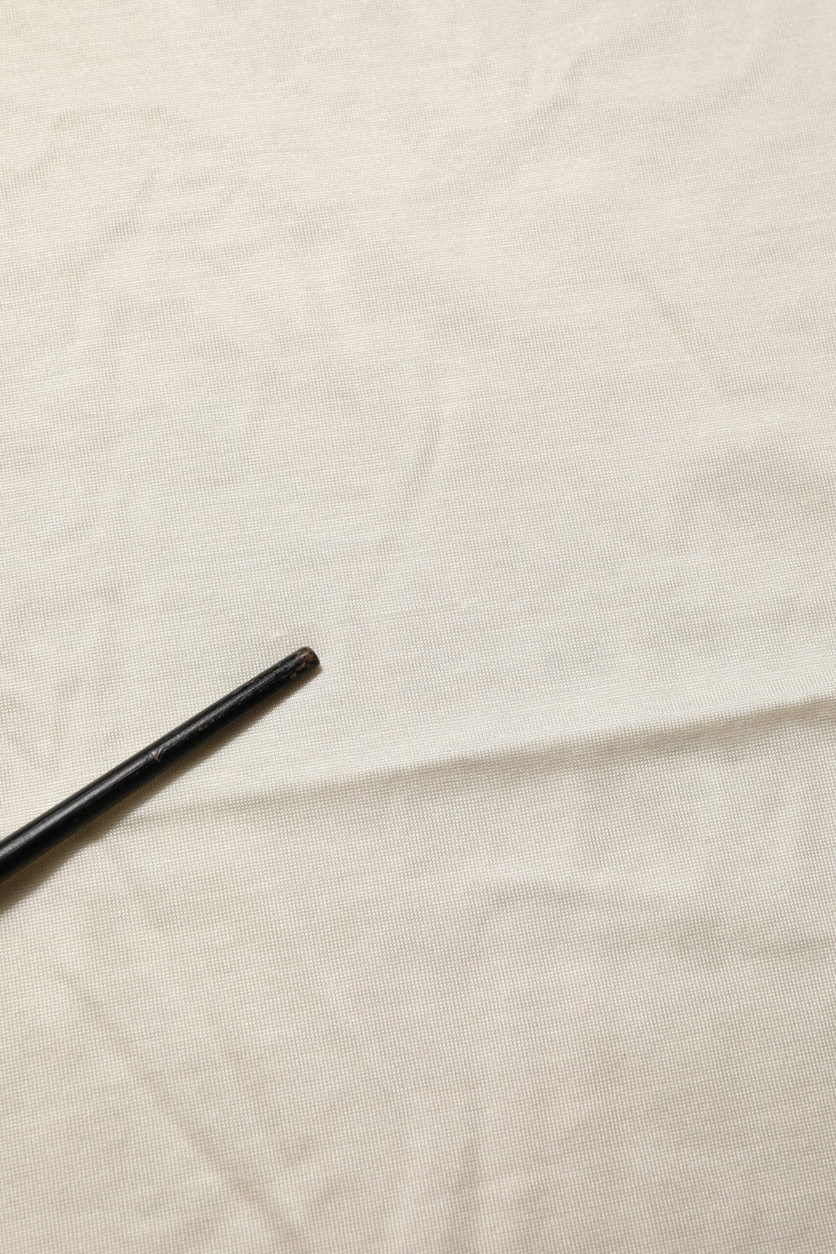 Dolce & Gabbana Off White Silk Crew Neck Short Sleeve T-shirt