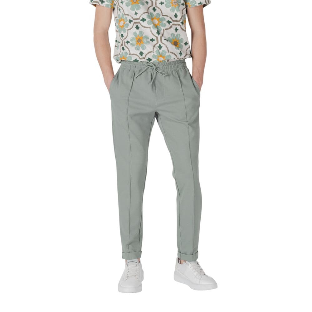 Antony Morato Green Polyester Joggers (Workout Pants)