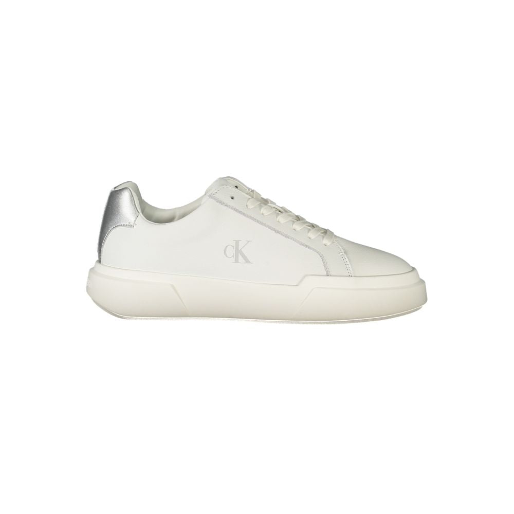 Calvin Klein White Leather Women Sneaker