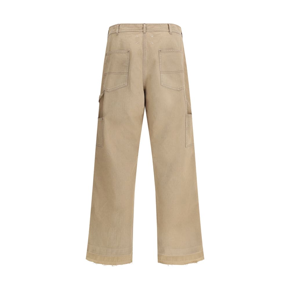 Margiela Beige Cotton Casual Pants