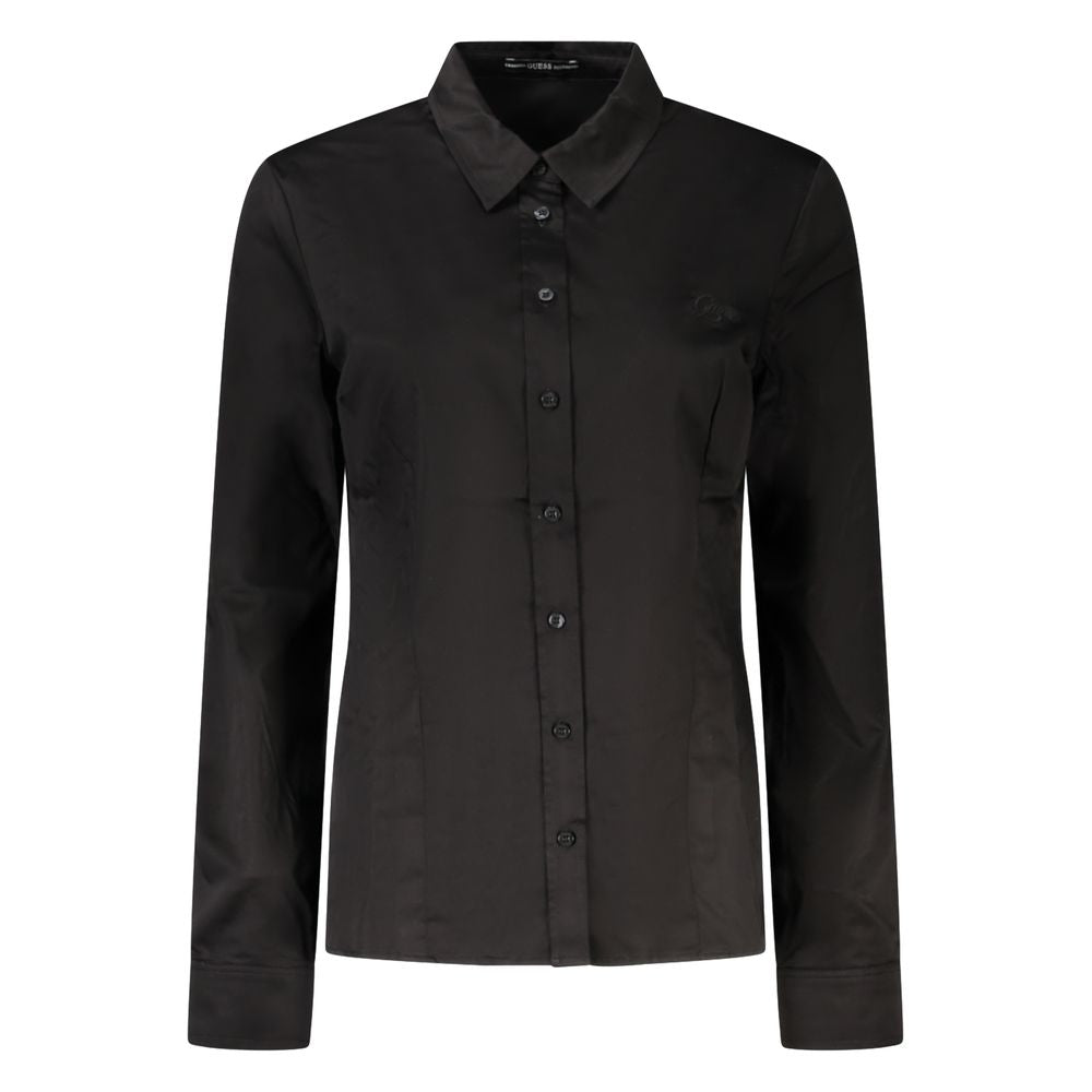 Guess Jeans Black Cotton Women's Shirt