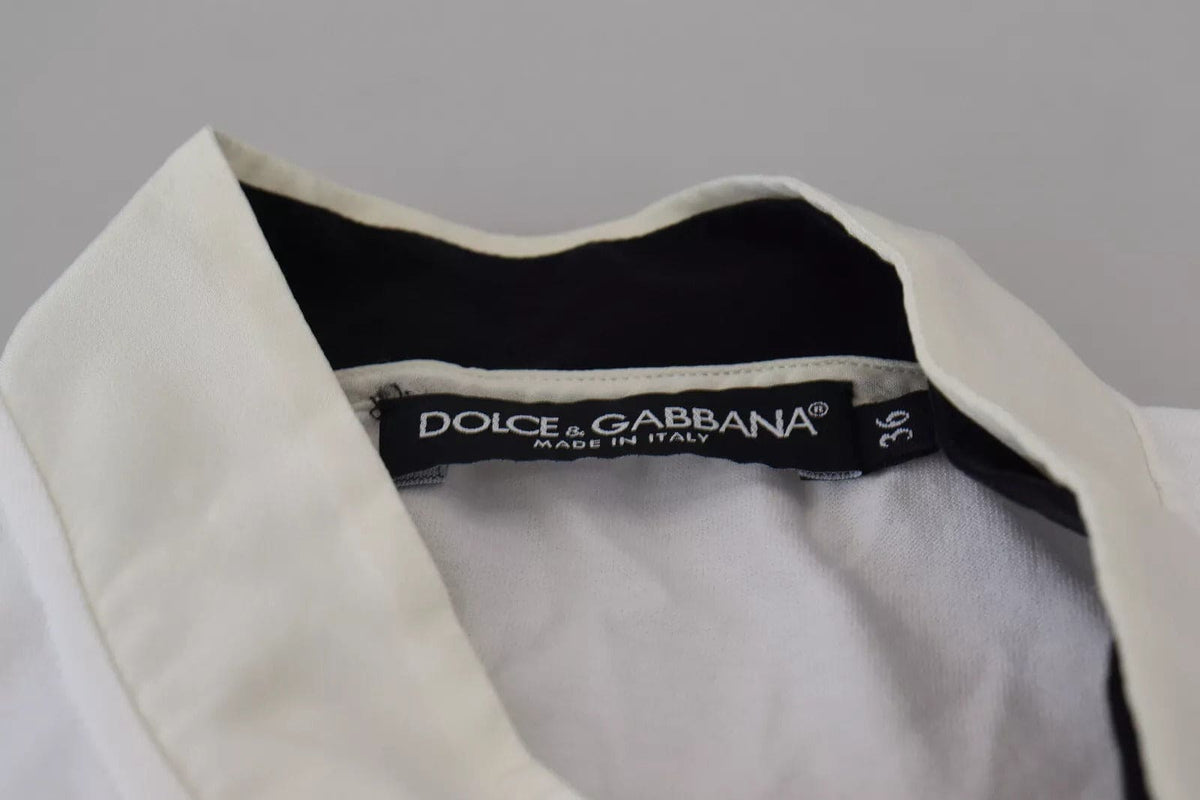 Dolce & Gabbana White Cotton LOVE Print Top Blouse T-shirt