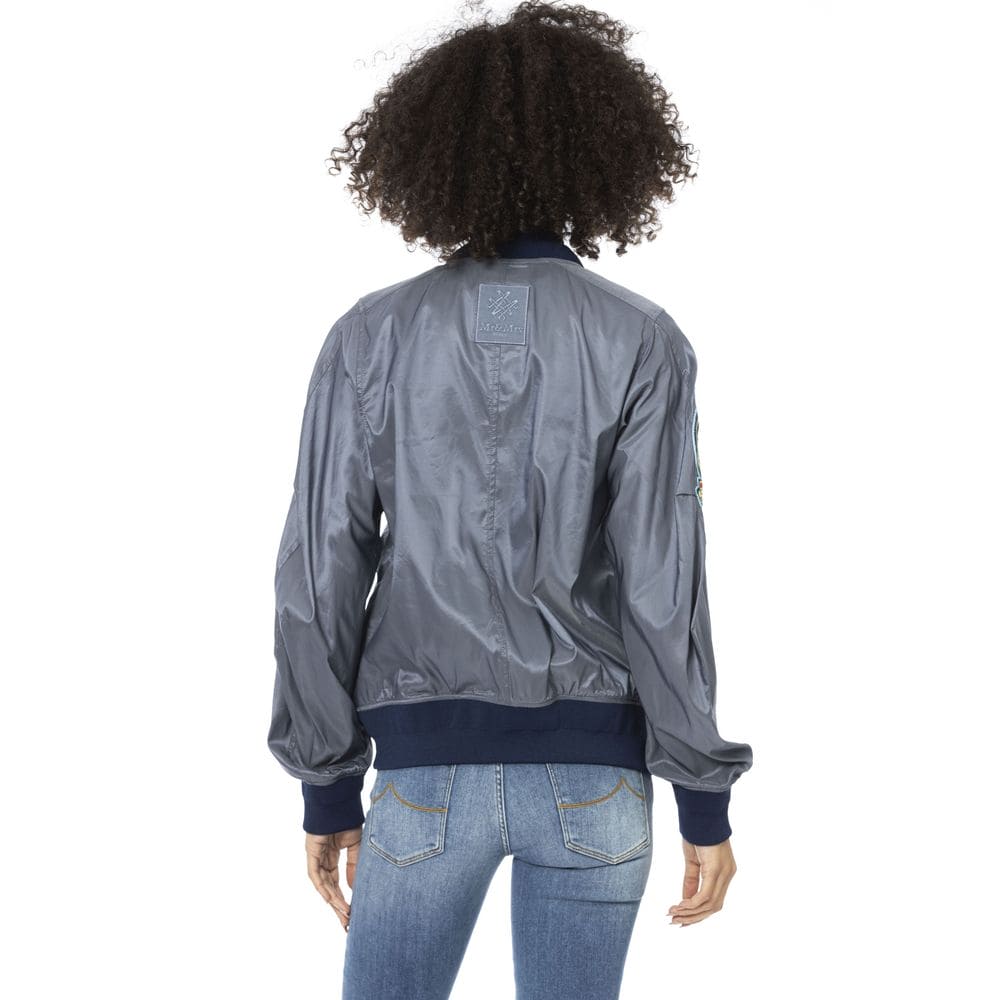 Mr&Mrs Italy Light Blue Polyamide Women Jacket