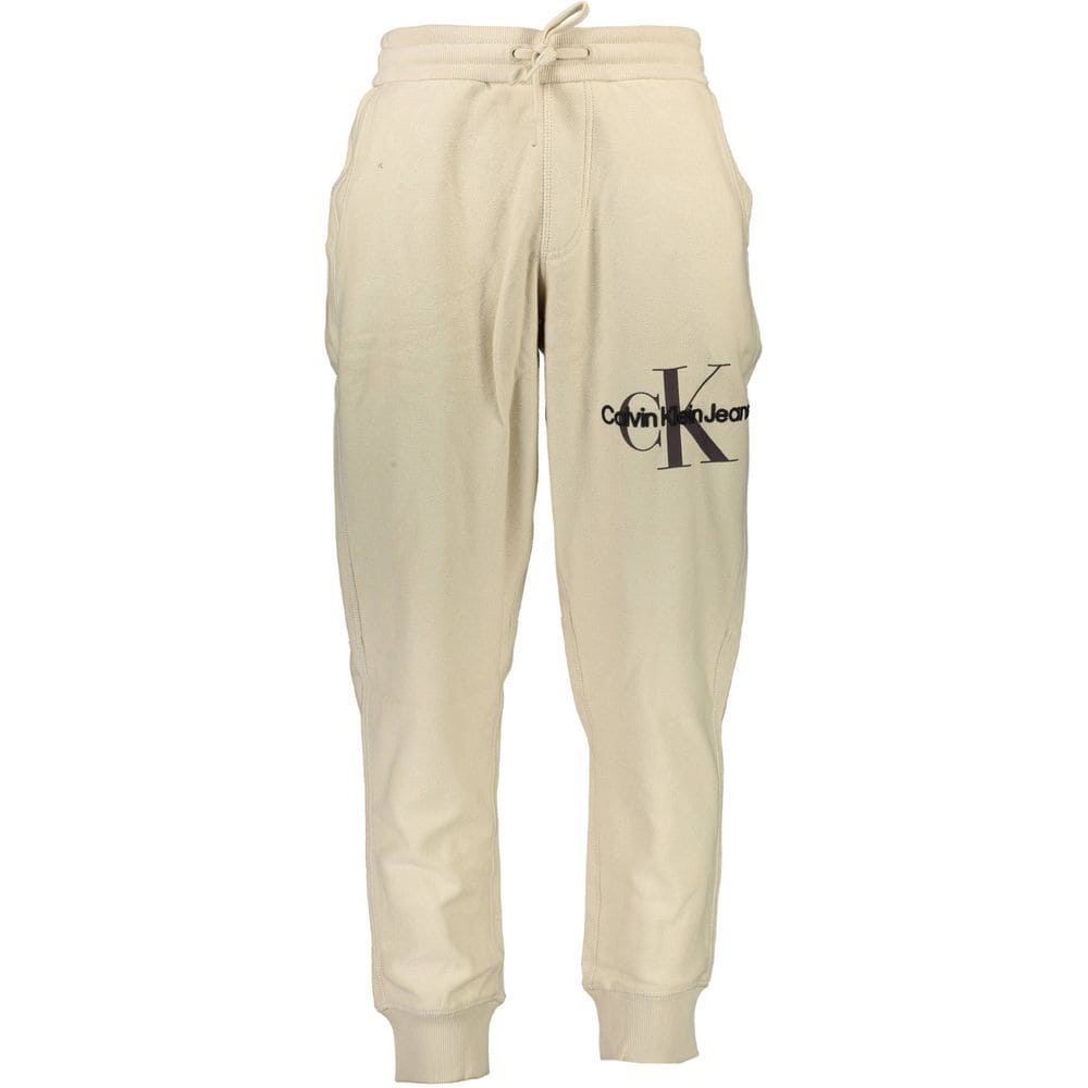 Calvin Klein Beige Cotton Men's Sweatpant