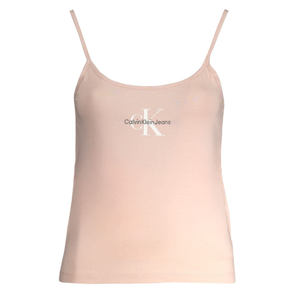 Calvin Klein Rosa Cotton Women Canotta