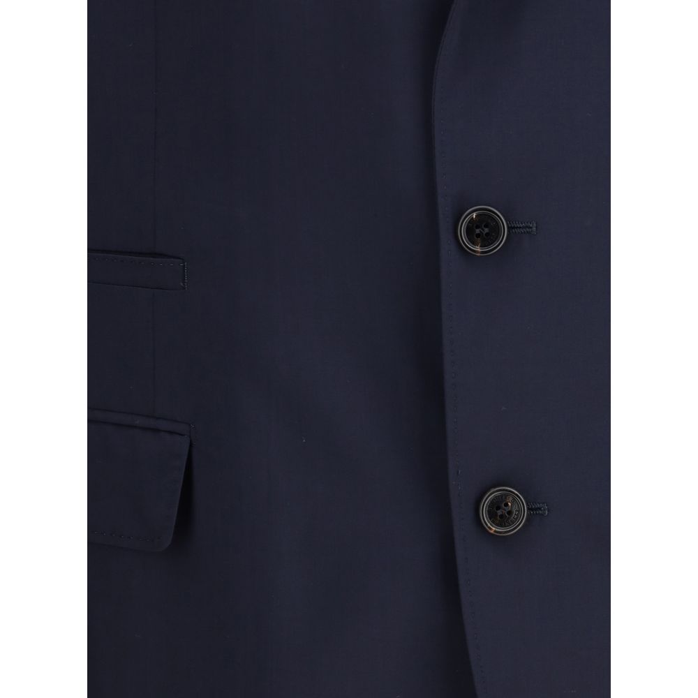 Brunello Cucinelli Blue Wool Blazer