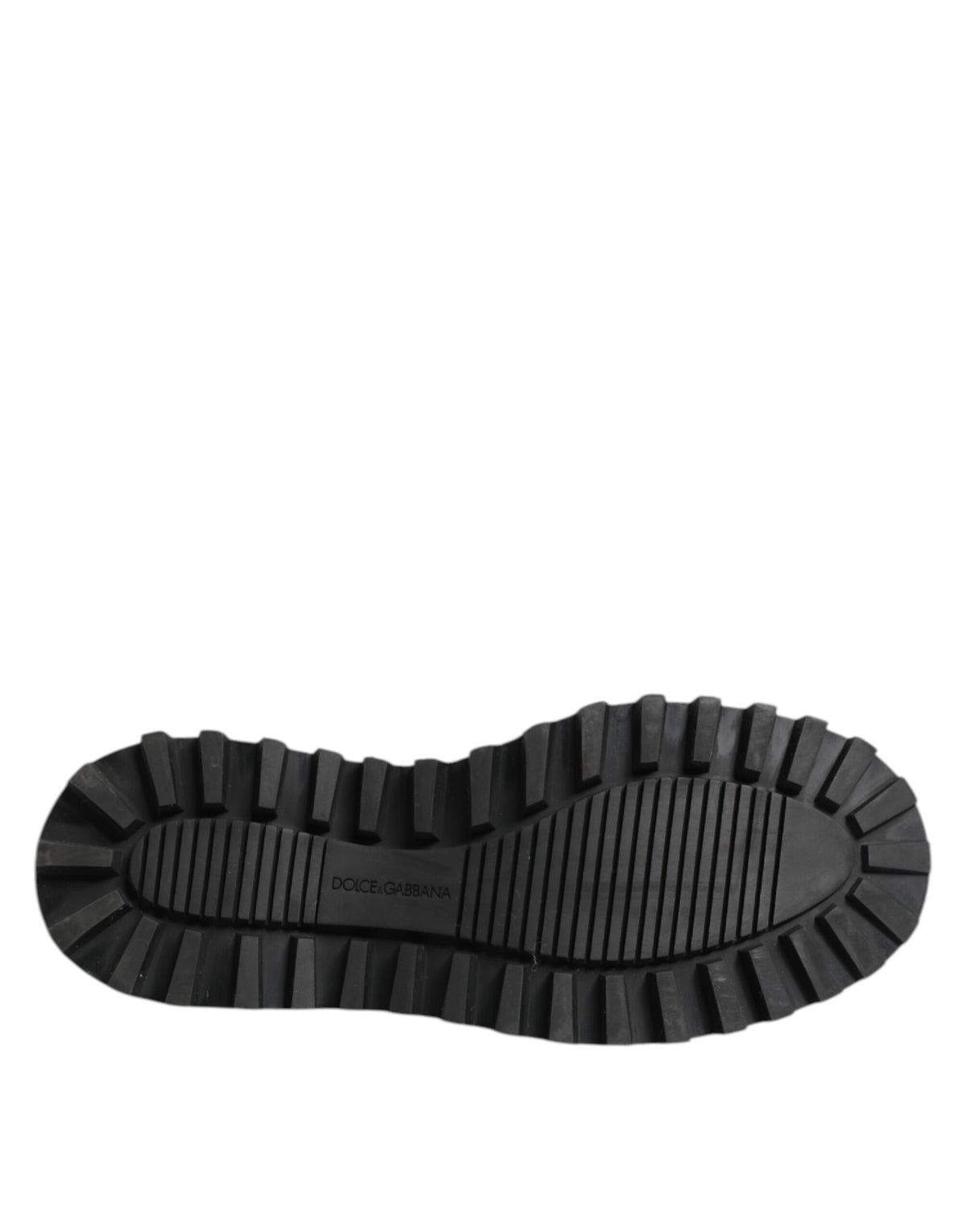 Dolce & Gabbana Black Leather Lace Up Derby Men Dress Shoes