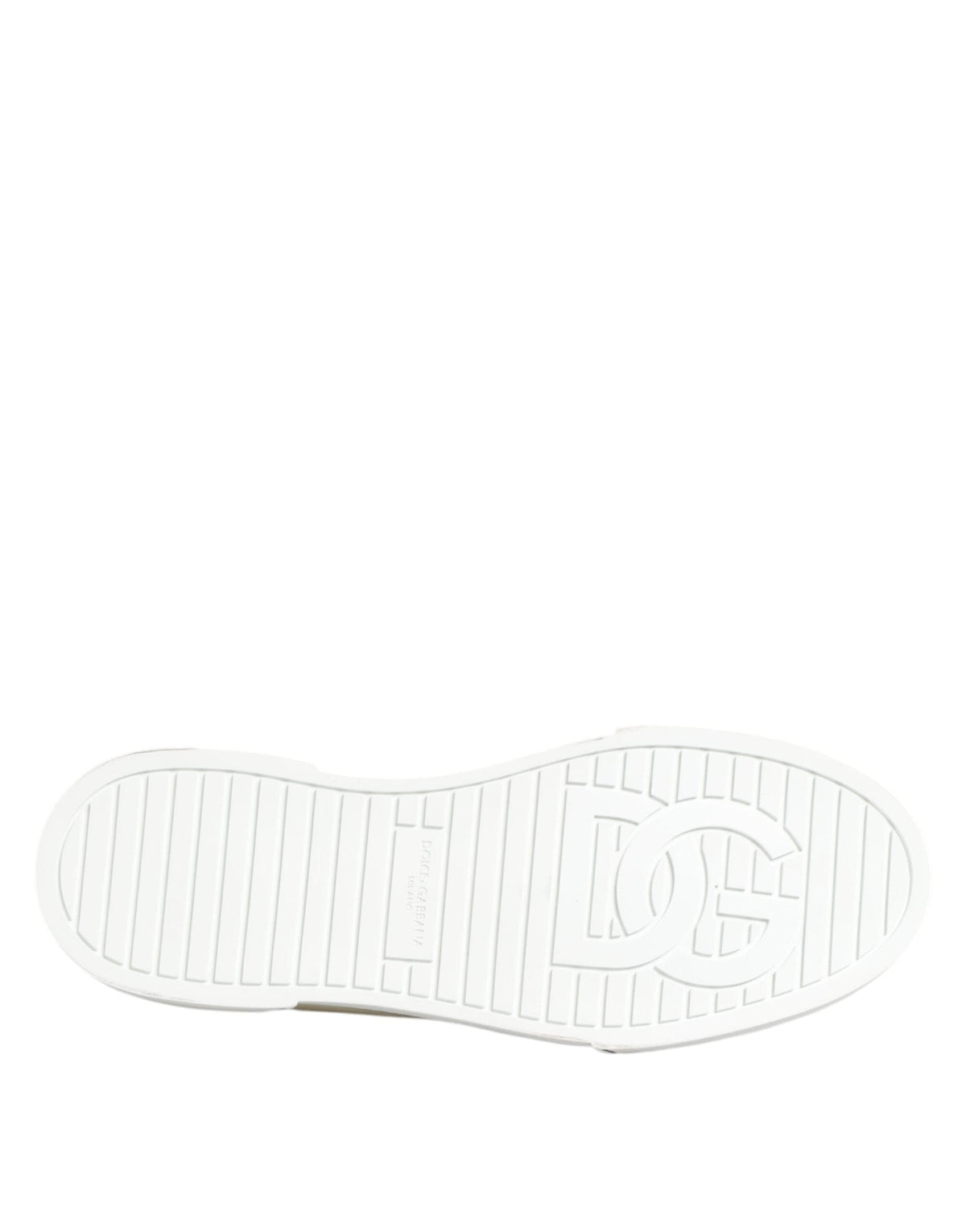 Dolce & Gabbana Multicolor Cotton Logo Low Top Sneakers Shoes