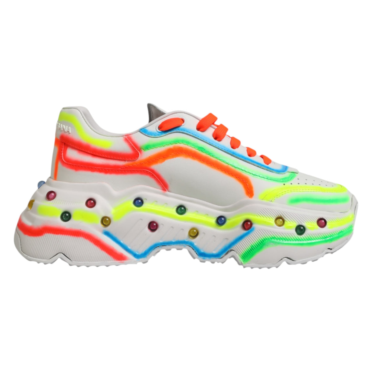 Dolce & Gabbana Multicolor Daymaster Low Top Sneakers Shoes