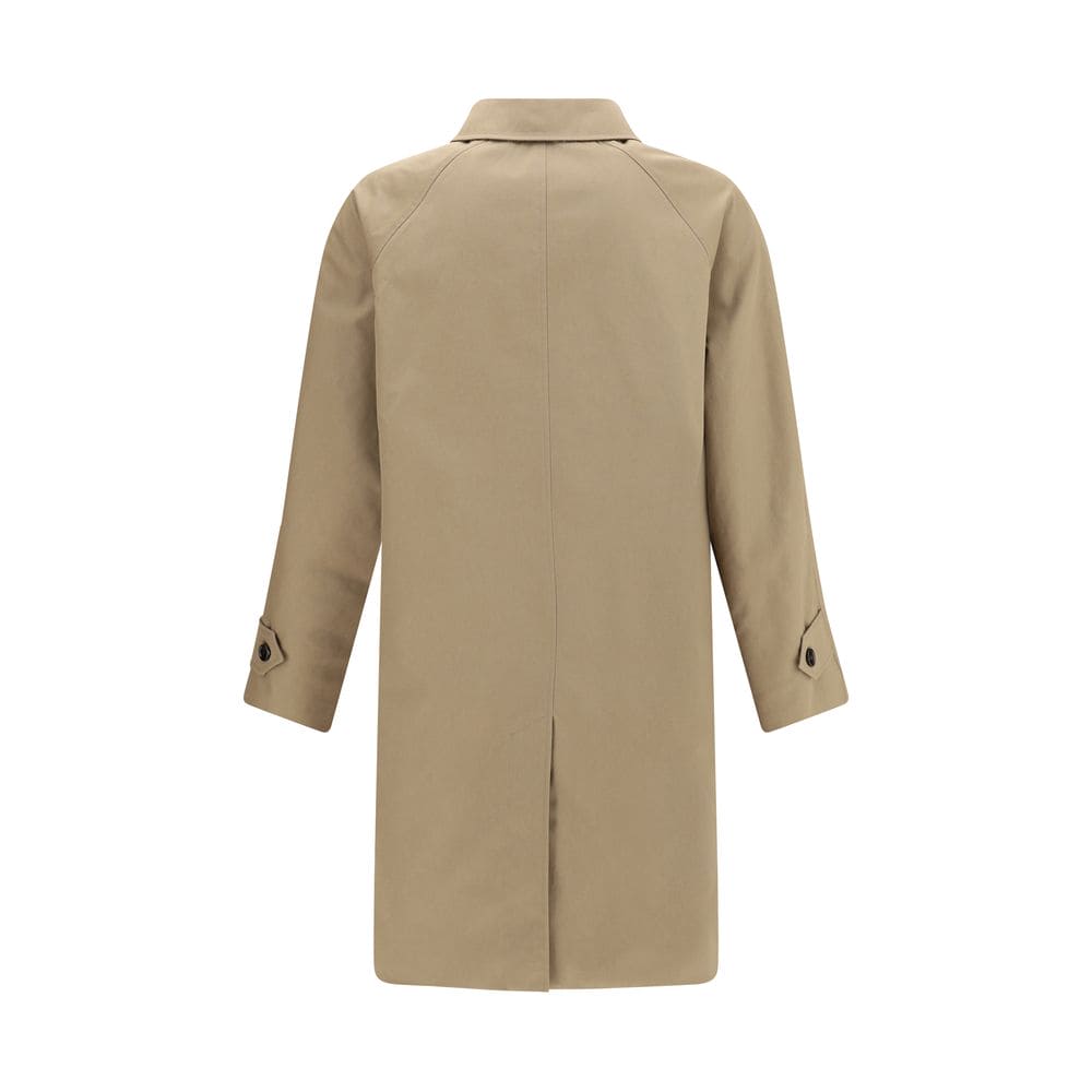 Burberry Brown Cotton Coat