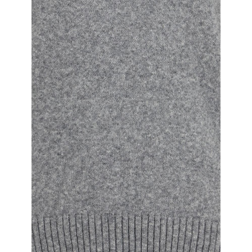 Dolce & Gabbana Gray Fleece Wool Sweatshirt