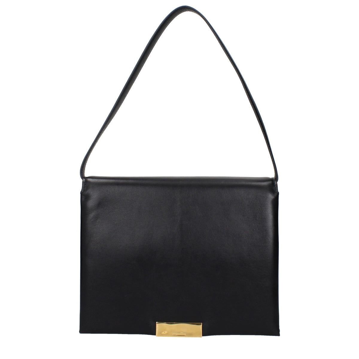 Jil Sander Black Leather Shoulder Bag