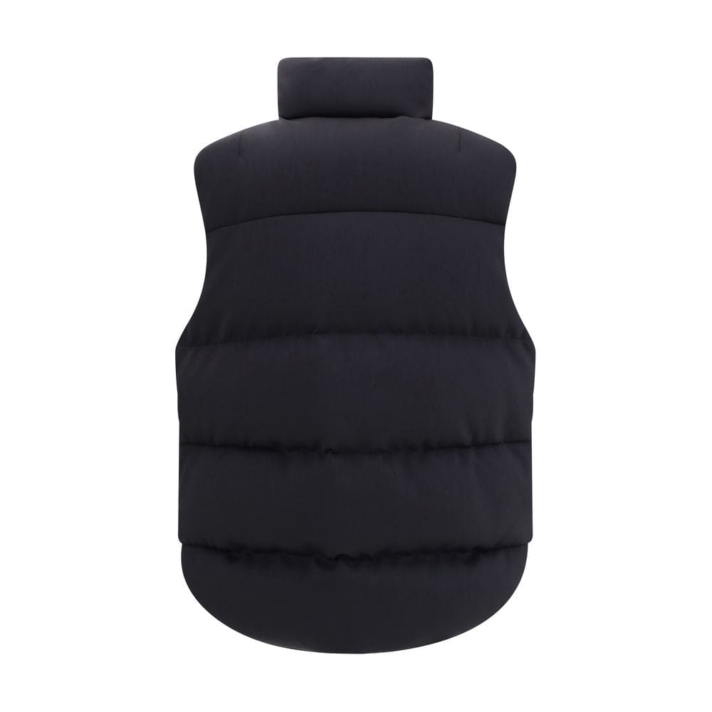 MONCLER x EDWARD ENNINFUL Black Polyamide Sleveless Jacket