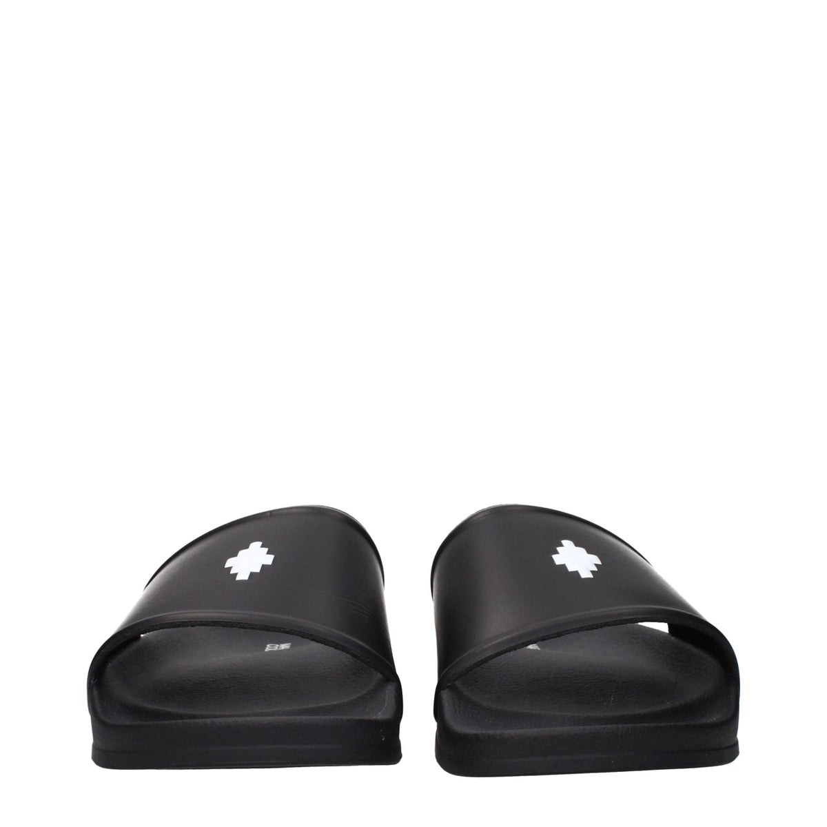 Marcelo Burlon Black Cotton Slippers