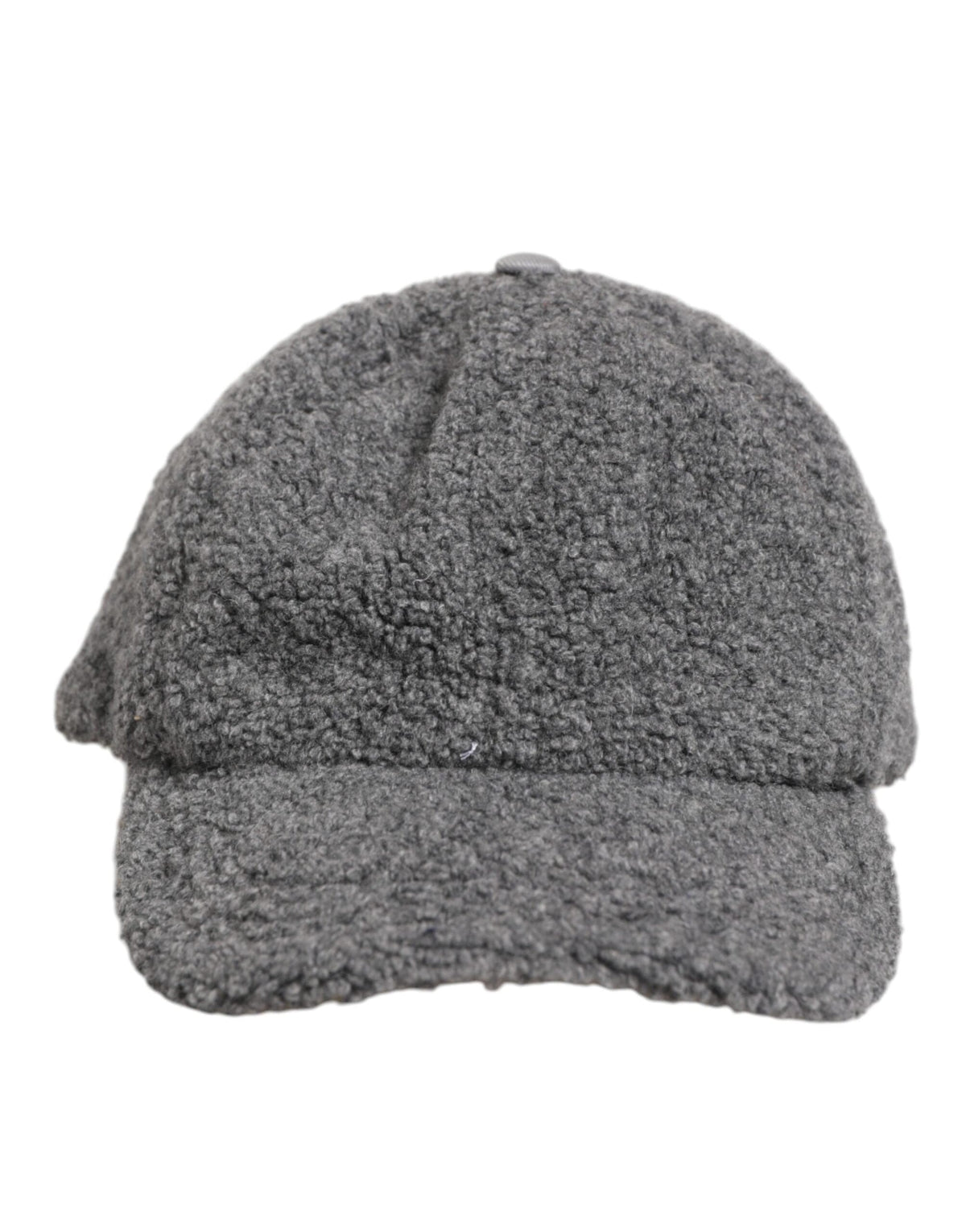 Dolce & Gabbana Gray Wool Fleece Rapper Men Baseball Capello Hat