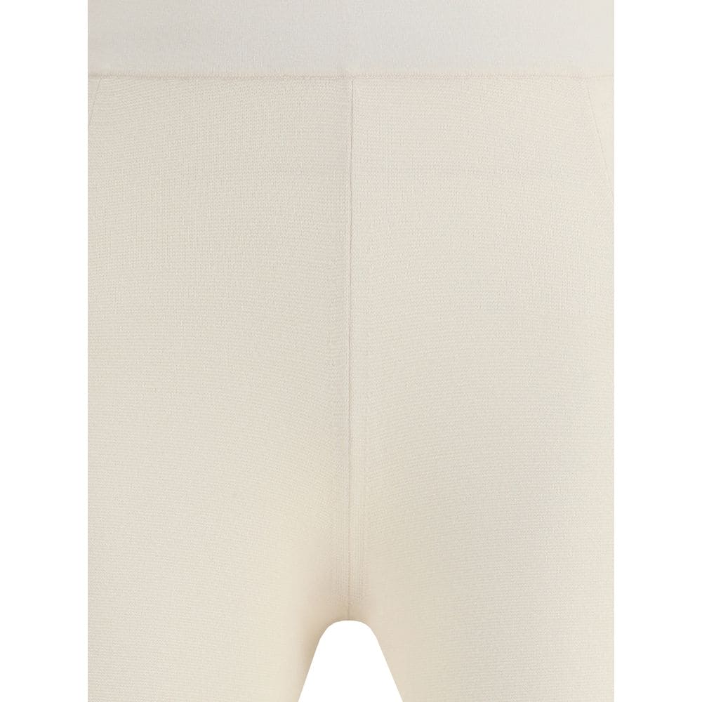 Max Mara Cream Viscose Casual Pants