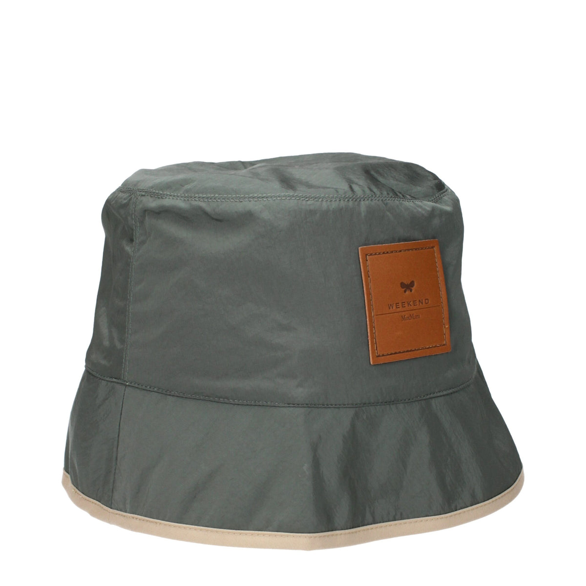 Max Mara Green Polyamide Bucket Hat