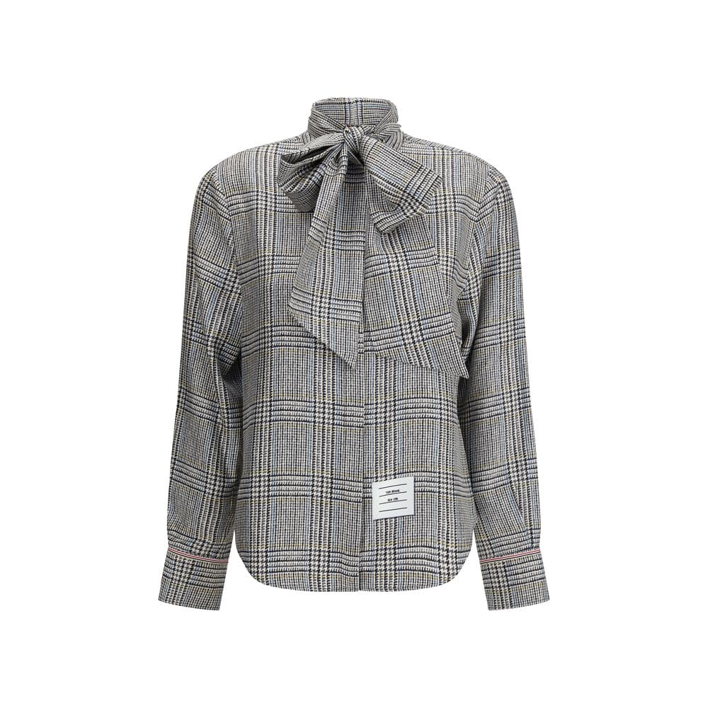 Thom Browne Beige Silk Dress Shirt