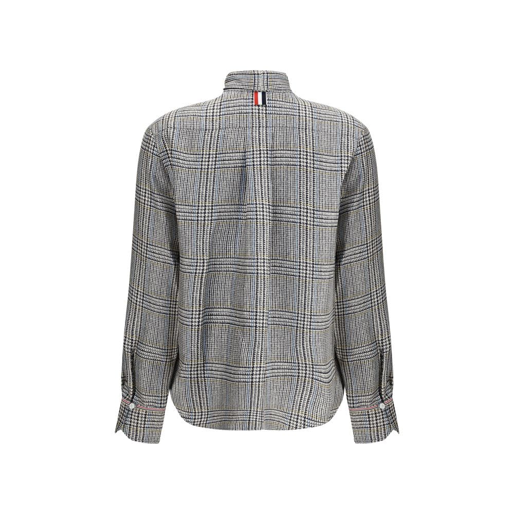 Thom Browne Beige Silk Dress Shirt