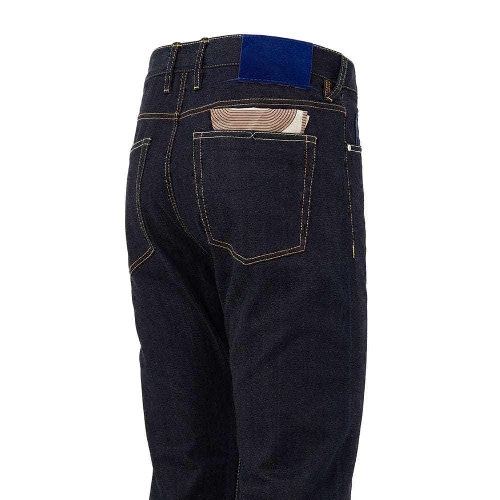 Jacob Cohen Blue Polyester Tapered Jeans