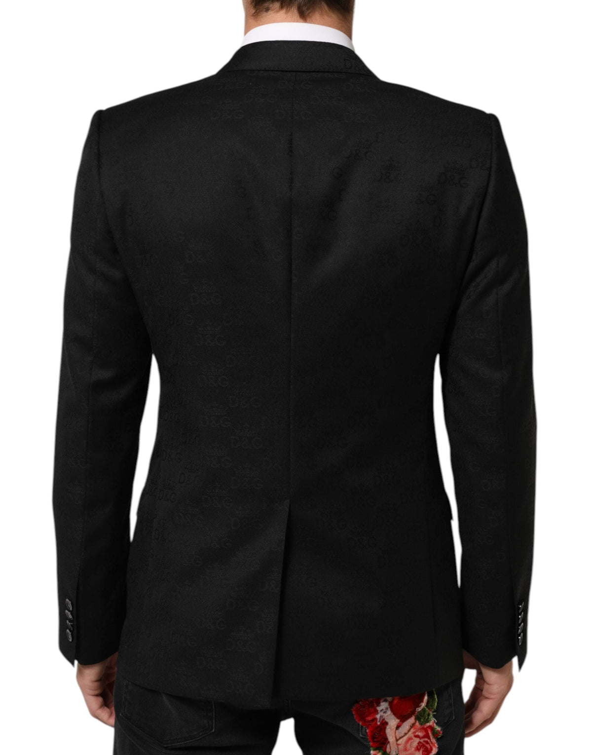 Dolce & Gabbana Black MARTINI 2 Buttons Suit Jacket Blazer