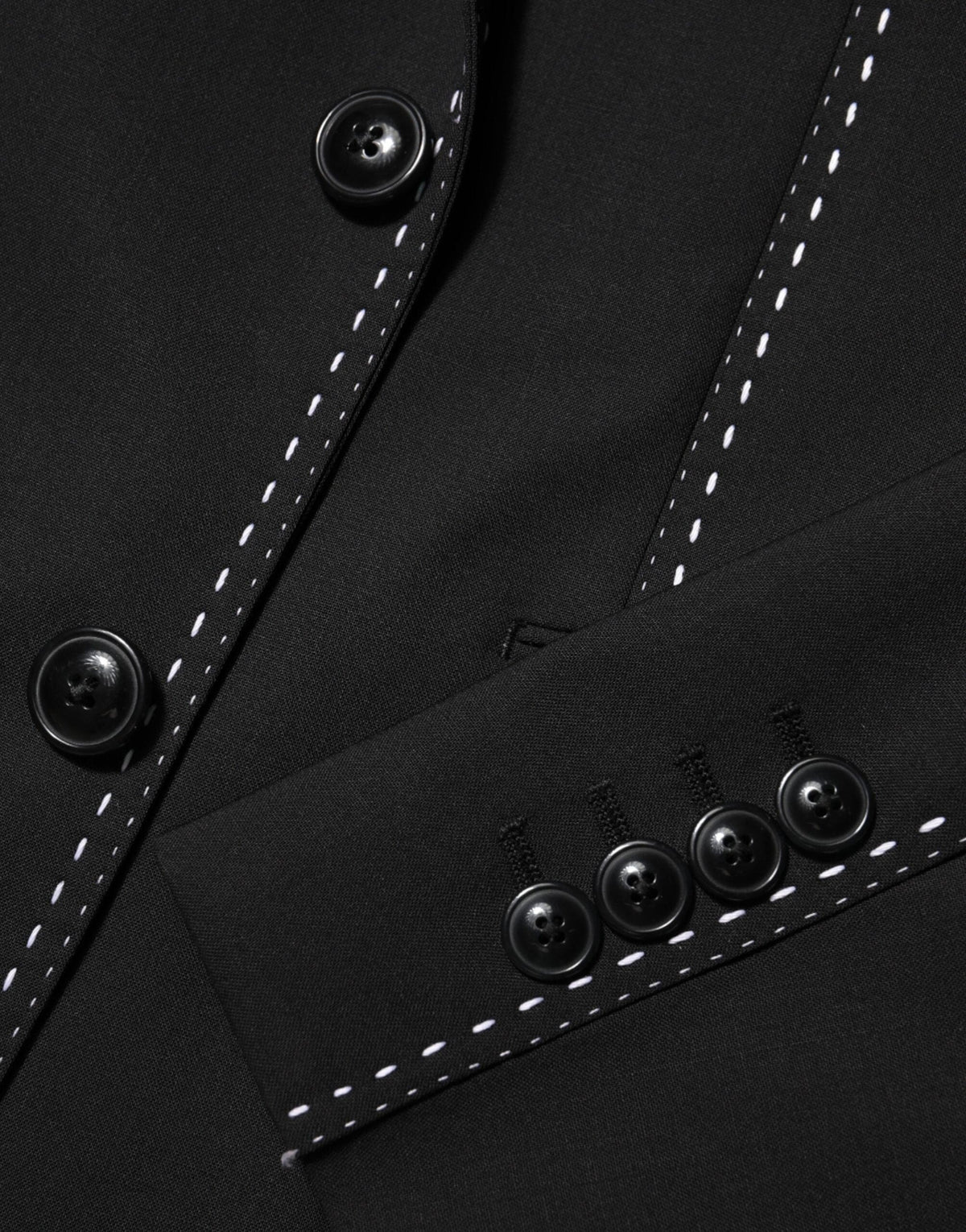 Dolce & Gabbana Black SICILIA 2 Buttons Suit Jacket Blazer