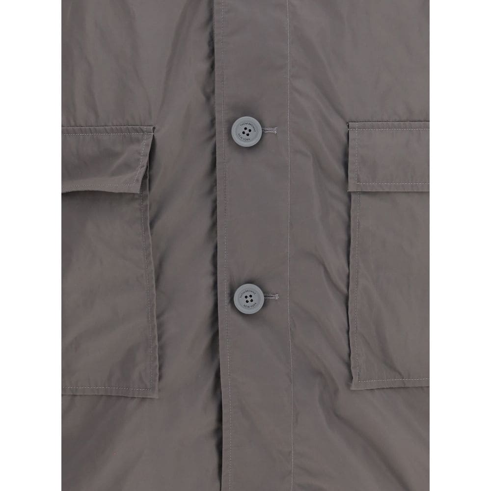 Thom Browne Brown Polyester Trench Coat
