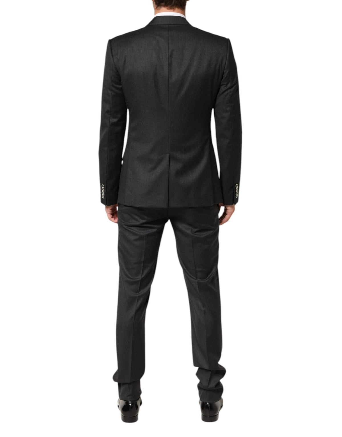 Dolce & Gabbana Black MARTINI 2 Buttons Suit 3 Piece Suit