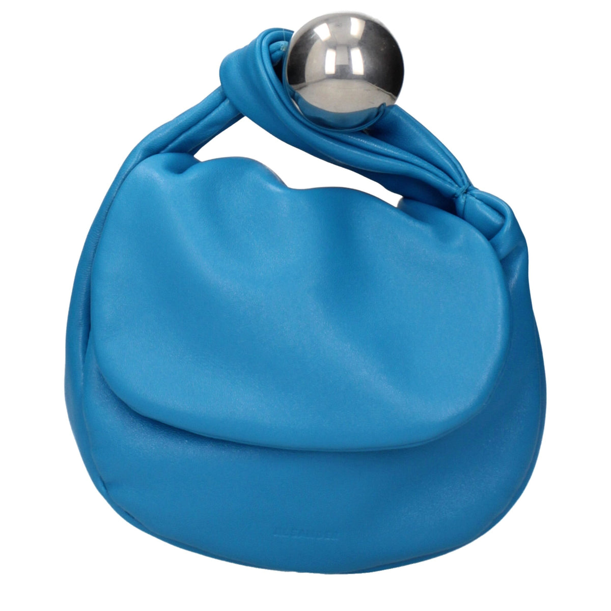 Jil Sander Blue Leather Handbag