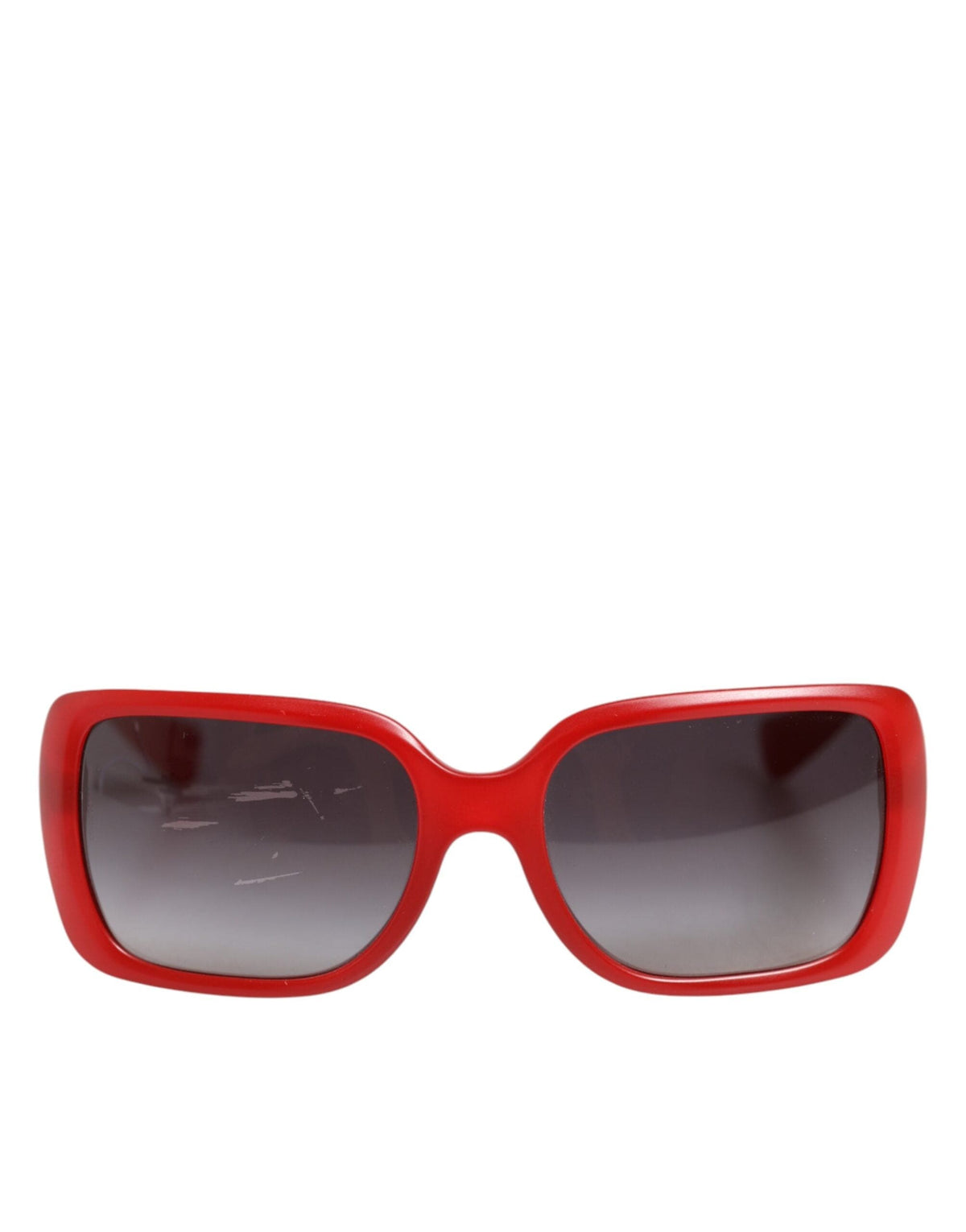 Dolce & Gabbana DG6093 Red Rectangular Grey Graduated Lenses Sunglasses