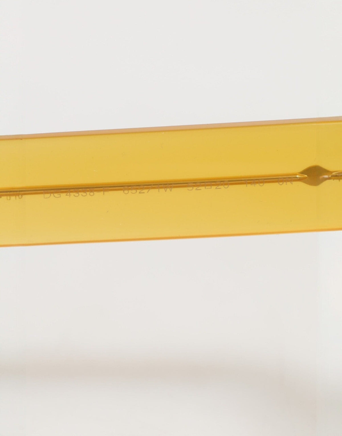 Dolce & Gabbana Yellow Acetate Eccentric Sartorial Sunglasses