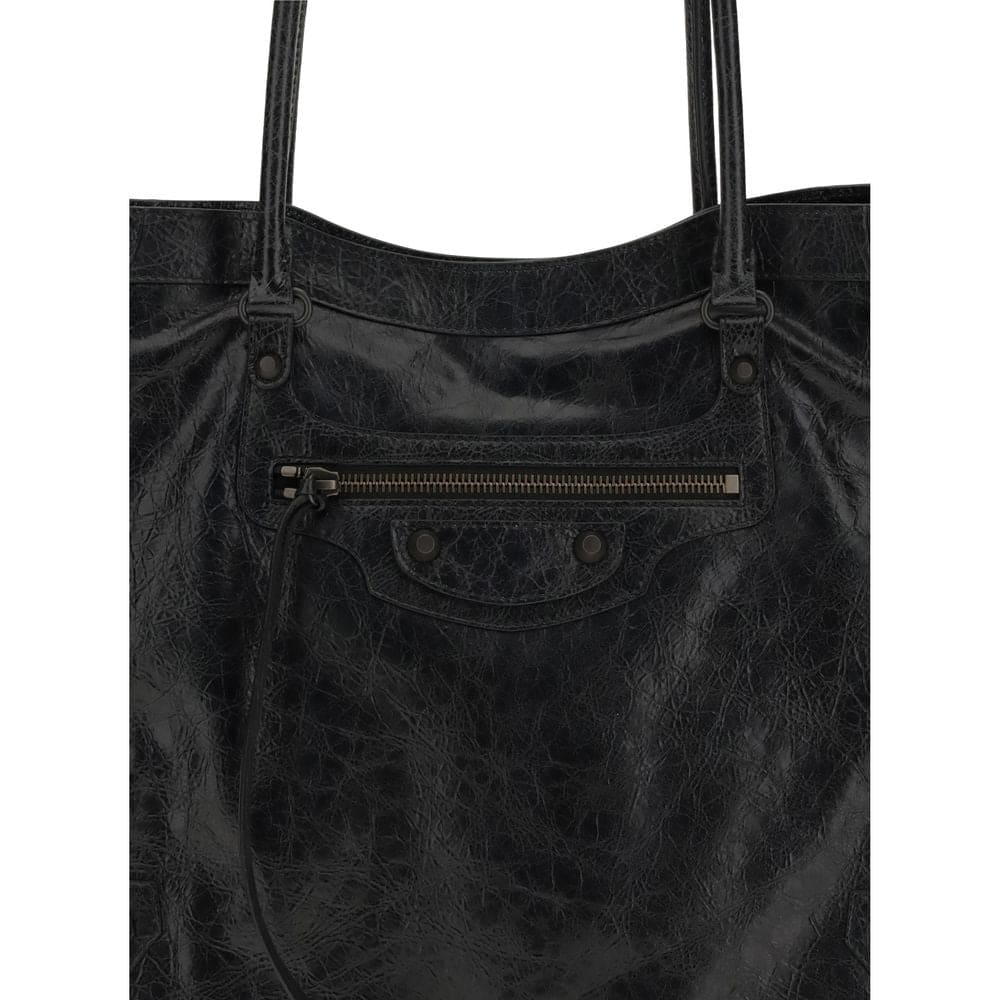 Balenciaga Black Lamb Ovis Aries Aries Shoulder Bag