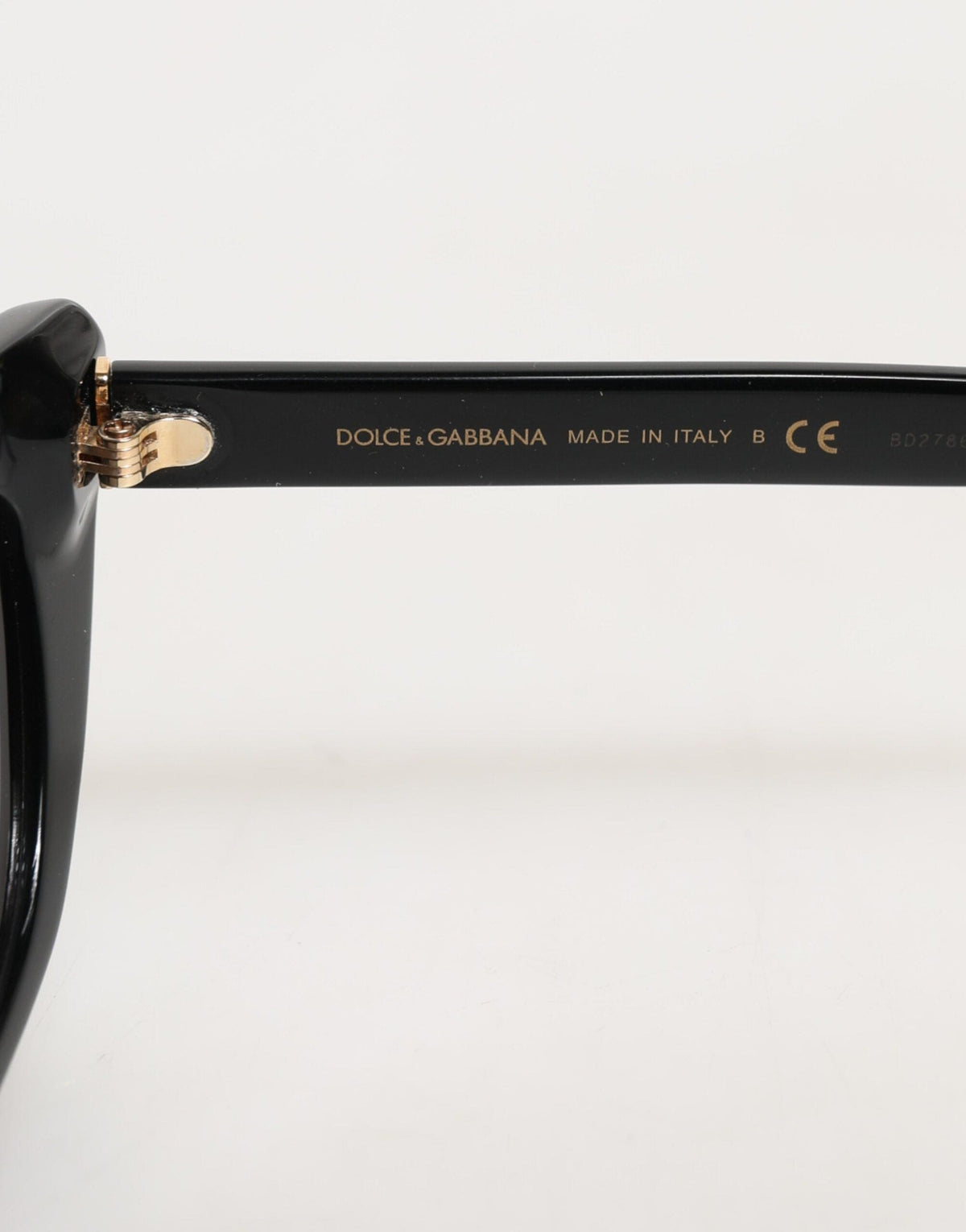 Dolce & Gabbana Black Re-Edition DNA Cat-Eye Frame Sunglasses