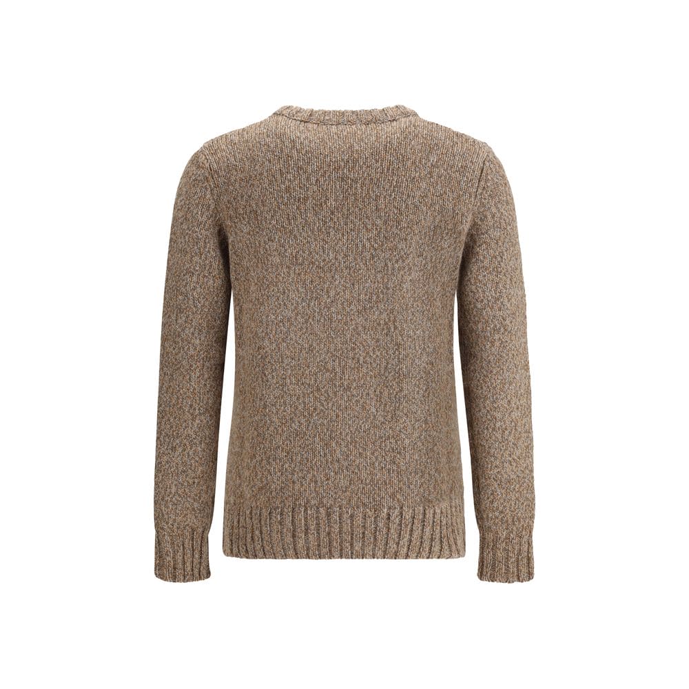 Aragona Cashmere Brown Merino Wool Sweatshirt