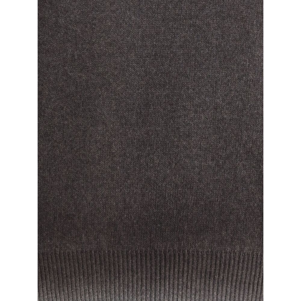 Aragona Cashmere Gray Cashmere Turtleneck