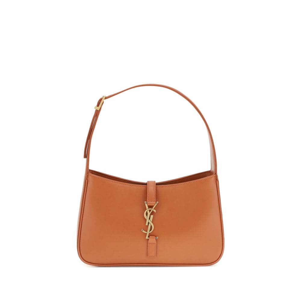 Saint Laurent Orange Calf Leather Bos Taurus Handbag