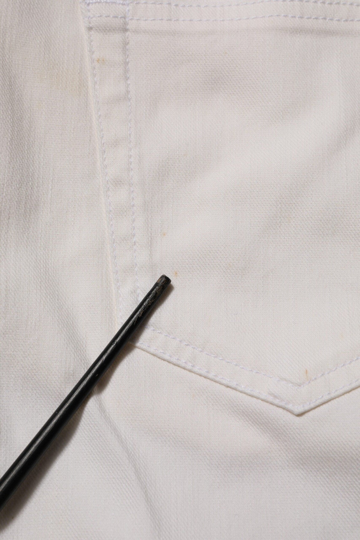 Prada White Mid Waist Skinny Fit Denim Casual Trouser Jeans