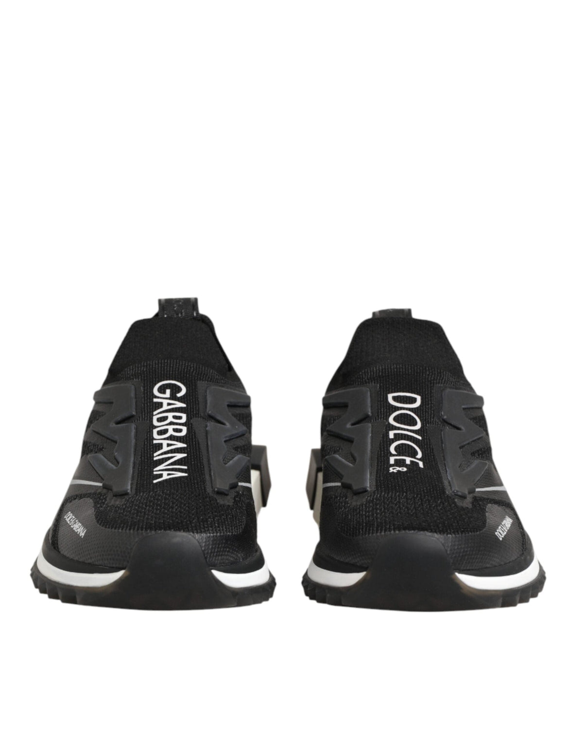 Dolce & Gabbana Black SORRENTO Sport Stretch Sneakers Shoes