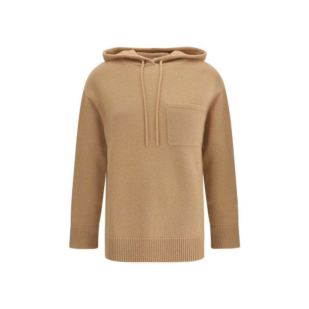 Max Mara Beige Wool Hoodie